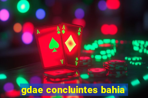 gdae concluintes bahia